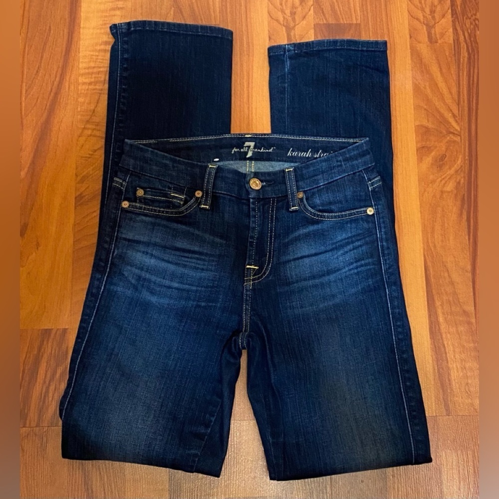 7 for all mankind jeans Karan straight size 24